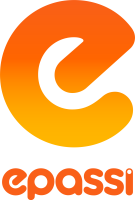 E symbol with logo Gradient RGB